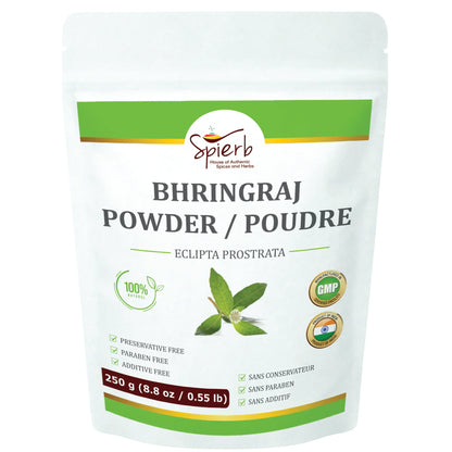 Spierb Bhringraj Powder - 250g - Front Pouch